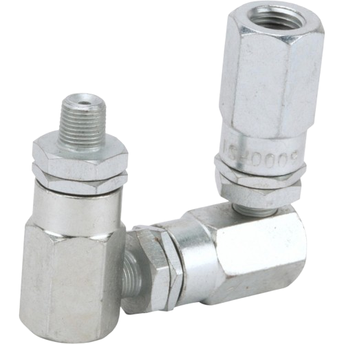 Groz Draaikoppeling 1/4"-1/8" BSP