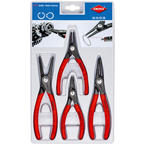 Knipex Precisie Borgringtangenset 4-delig