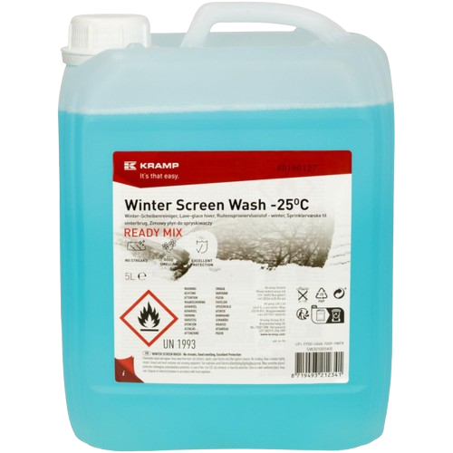 Kramp Ruitensproeiervloeistof winter -25° 5L