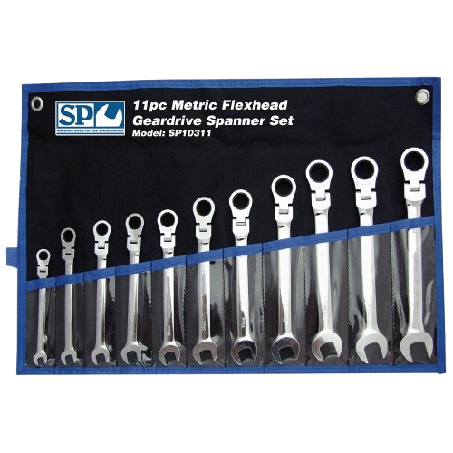 SP Tools Flex Ringratel-steeksleutelset 11-delig